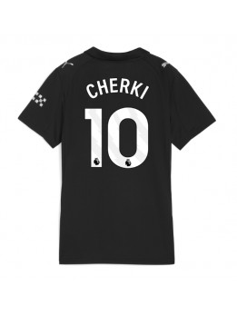 Billige Manchester City Rayan Cherki #10 Bortedrakt Dame 2025-26 Kortermet